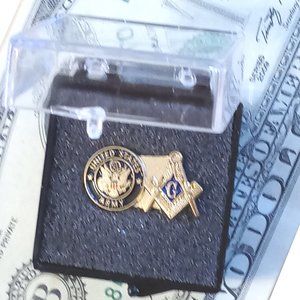 Army-Mason Lapel Pin
